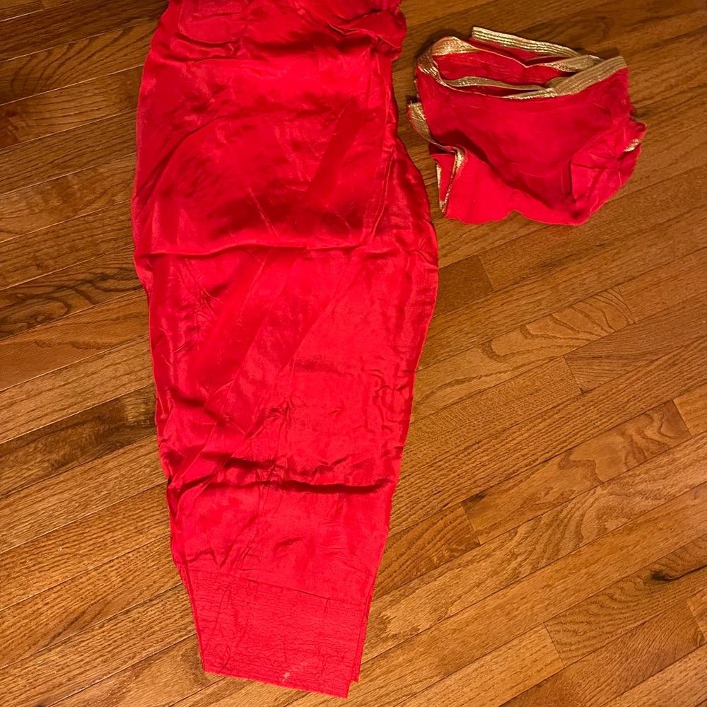 Silk suit with patiala salwar